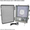 Altelix WiFi Enclosure for Amazon eero® 6 and eero® 6 Extender with 120VAC Outlet and Power Cord