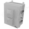 Altelix Weatherproof Vented WiFi Enclosure for Amazon eero® 6 and eero® 6 Extender with 120VAC Outlet and Power Cord