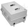 Altelix 17x14x9 Polycarbonate + ABS Vented RF Transparent Outdoor WiFi Enclosure with No-Drill PVC Equipment Mounting Plate