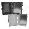 Altelix 17x14x9 Polycarbonate + ABS NEMA 4X Enclosure with Aluminum Equipment Mounting Plate