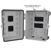 Altelix 12x9x9 Polycarbonate + ABS Vented RF Transparent Outdoor WiFi Enclosure