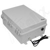 Altelix 17x14x7 Polycarbonate + ABS NEMA 4X Enclosure with Aluminum Equipment Mounting Plate, 120 VAC Outlets & Power Cord