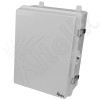 Altelix 17x14x7 Polycarbonate + ABS NEMA 4X Enclosure with Aluminum Equipment Mounting Plate