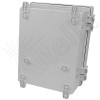 Altelix 14x11x7 Polycarbonate + ABS NEMA 4X Enclosure with Aluminum Equipment Mounting Plate, 120 VAC Outlets & Power Cord