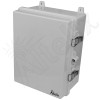 Altelix 14x11x7 Polycarbonate + ABS NEMA 4X RF Transparent Outdoor WiFi Enclosure with No-Drill PVC Equipment Mounting Plate