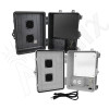 Altelix 12x9x7 Polycarbonate + ABS Vented RF Transparent Outdoor WiFi Enclosure with No-Drill PVC Equipment Mounting Plate, 120 VAC Outlets & Power Cord