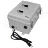 Altelix 12x9x7 Polycarbonate + ABS Vented RF Transparent Outdoor WiFi Enclosure with 120 VAC Outlets & Power Cord