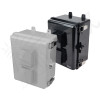 Altelix 12x9x7 Polycarbonate + ABS Vented RF Transparent Outdoor WiFi Enclosure with 120 VAC Outlets & Power Cord