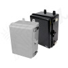 Altelix 12x9x7 Polycarbonate + ABS NEMA 4X Enclosure with Aluminum Equipment Mounting Plate, 120 VAC Outlets & Power Cord