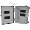 Altelix 12x9x7 Polycarbonate + ABS NEMA 4X RF Transparent Outdoor WiFi Enclosure