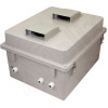 Altelix 20x16x12 Fiberglass Weatherproof Vented NEMA Enclosure with Dual 12 VDC Cooling Fans