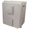 Altelix 20x16x12 Fiberglass Weatherproof Vented NEMA Enclosure with Dual 24 VDC Cooling Fans