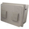 Altelix 16x20x12 Vented Industrial DIN Rail Fiberglass Enclosure
