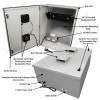 Altelix Weatherproof Fan Cooled Fiberglass Enclosure for Crown® Power Amplifiers