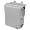 Altelix 12x9x7 Polycarbonate + ABS NEMA 4X DIN Rail Enclosure with 120 VAC Outlets & Power Cord