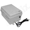 Altelix 12x9x7 Polycarbonate + ABS NEMA 4X DIN Rail Enclosure with 120 VAC Outlets & Power Cord
