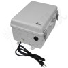 Altelix 12x9x7 Polycarbonate + ABS NEMA 4X DIN Rail Enclosure with 120 VAC Outlets & Power Cord