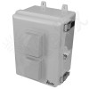 Altelix 12x9x7 Polycarbonate + ABS Vented DIN Rail Enclosure with 120 VAC Outlets & Power Cord