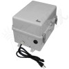 Altelix 12x9x9 Polycarbonate + ABS NEMA 4X DIN Rail Enclosure with 120 VAC Outlets & Power Cord
