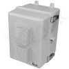 Altelix 12x9x9 Polycarbonate + ABS Vented DIN Rail Enclosure with Cooling Fan, 120 VAC Outlets & Power Cord