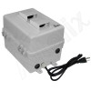 Altelix 12x9x9 Polycarbonate + ABS Vented DIN Rail Enclosure with Cooling Fan, 120 VAC Outlets & Power Cord