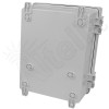 Altelix 14x11x7 Polycarbonate + ABS NEMA 4X DIN Rail Enclosure with 120 VAC Outlets & Power Cord