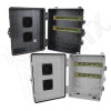 Altelix 14x11x7 Polycarbonate + ABS Vented DIN Rail Enclosure