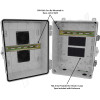 Altelix 14x11x9 Polycarbonate + ABS Vented DIN Rail Enclosure
