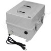 Altelix 14x11x9 Polycarbonate + ABS Vented DIN Rail Enclosure with 120 VAC Outlets & Power Cord