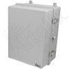 Altelix 17x14x9 Polycarbonate + ABS NEMA 4X DIN Rail Enclosure with 120 VAC Outlets & Power Cord