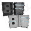 Altelix 17x14x9 Polycarbonate + ABS Vented DIN Rail Enclosure
