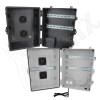Altelix 17x14x9 Polycarbonate + ABS Vented DIN Rail Enclosure with 120 VAC Outlets & Power Cord
