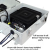 Altelix Weatherproof Denon® Home Amp Enclosure with 120 VAC Outlets & Power Cord