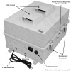 Altelix Weatherproof Audio Video Enclosure with Universal Equipment Mounting and 120 VAC Outlets