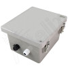 Altelix 10x8x6 Inch Fiberglass Weatherproof NEMA 4X Enclosure with Aluminum Equipment Mounting Plate and 120VAC Outlets