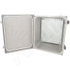 Altelix 10x8x6 Inch Fiberglass Weatherproof NEMA 4X Enclosure with Aluminum Equipment Mounting Plate