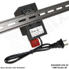 DIN Rail Mountable Touch-Safe Heater Kit - 50W or 100W with Thermostat and Power Cord