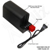 DIN Rail Mountable Touch-Safe Heater Kit - 50W or 100W with Thermostat and Power Cord