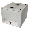 Altelix 28x24x24 Steel Pad Mount Cabinet NEMA Enclosure with Plinth and Dual Cooling Fans