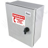 Altelix 12x10x6 Fiberglass Outdoor Weatherproof NEMA 4X Phone Call Box with Emergency Phone or Service Phone Label