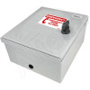 Altelix 12x10x6 Fiberglass Outdoor Weatherproof NEMA 4X Phone Call Box with Emergency Phone or Service Phone Label