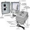 Altelix Vented Weatherproof Fosi Audio® Amplifier Enclosure with 120 VAC Outlets & Power Cord