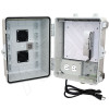 Altelix Vented Weatherproof Fosi Audio® Amplifier Enclosure with 120 VAC Outlets & Power Cord