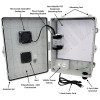 Altelix Weatherproof Dell OptiPlex® Micro Form Factor PC Enclosure with Cooling Fan, 120 VAC Outlets & Power Cord