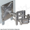 Tilt Bracket Large Diameter Pole Mount Configuration