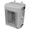 Altelix Windowed Aimable Enclosure - 12x9x7 Polycarbonate + ABS NEMA 4X Directional Enclosure with Window and Tilt-and-Swivel Mount