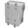 Altelix Windowed Aimable 120VAC Enclosure - 12x9x7 Polycarbonate + ABS NEMA 4X Directional Enclosure with Window, Tilt-and-Swivel Mount, 120VAC Outlets & Power Cord