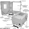 Altelix Windowed 120VAC Enclosure - 17x14x9 Polycarbonate + ABS NEMA 4X Enclosure with Window, 120 VAC Outlets & Power Cord Altelix Windowed 120VAC Enclosure - 17x14x9 Polycarbonate + ABS NEMA 4X Enclosure with Window, 120 VAC Outlets & Power Cord