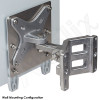 Altelix Windowed 120VAC Enclosure - 17x14x9 Polycarbonate + ABS NEMA 4X Directional Enclosure with Window, Tilt-and-Swivel Mount, 120VAC Outlets & Power Cord