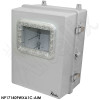 Altelix Windowed 120VAC Enclosure - 17x14x9 Polycarbonate + ABS NEMA 4X Directional Enclosure with Window, Tilt-and-Swivel Mount, 120VAC Outlets & Power Cord